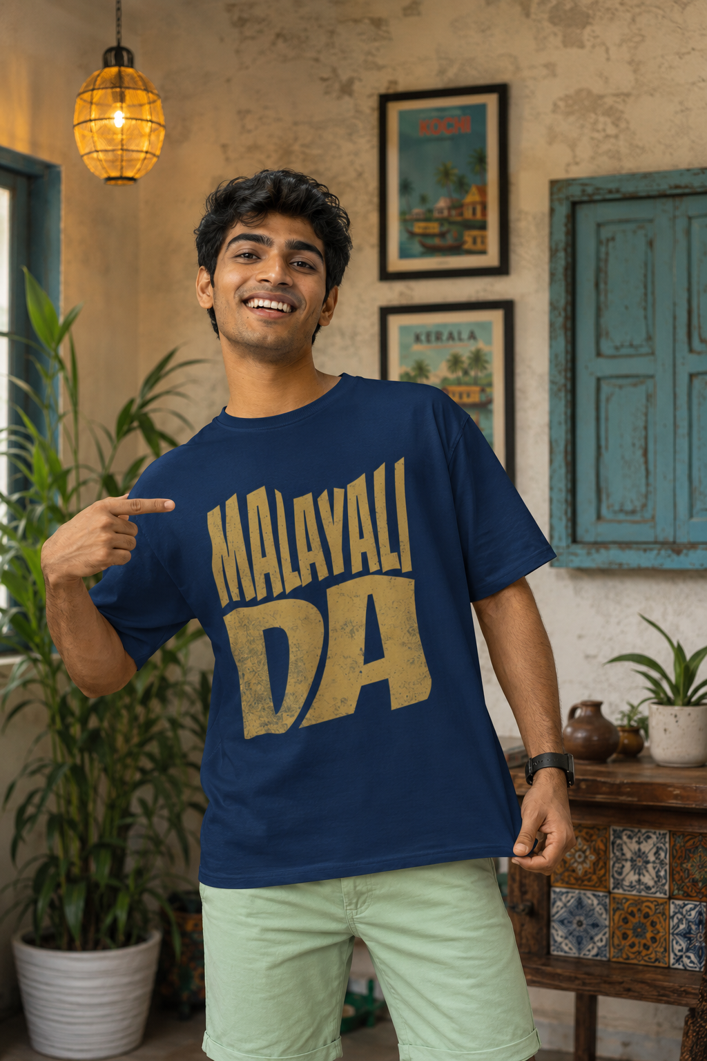 Malayali - Oversized Tee for men and women
