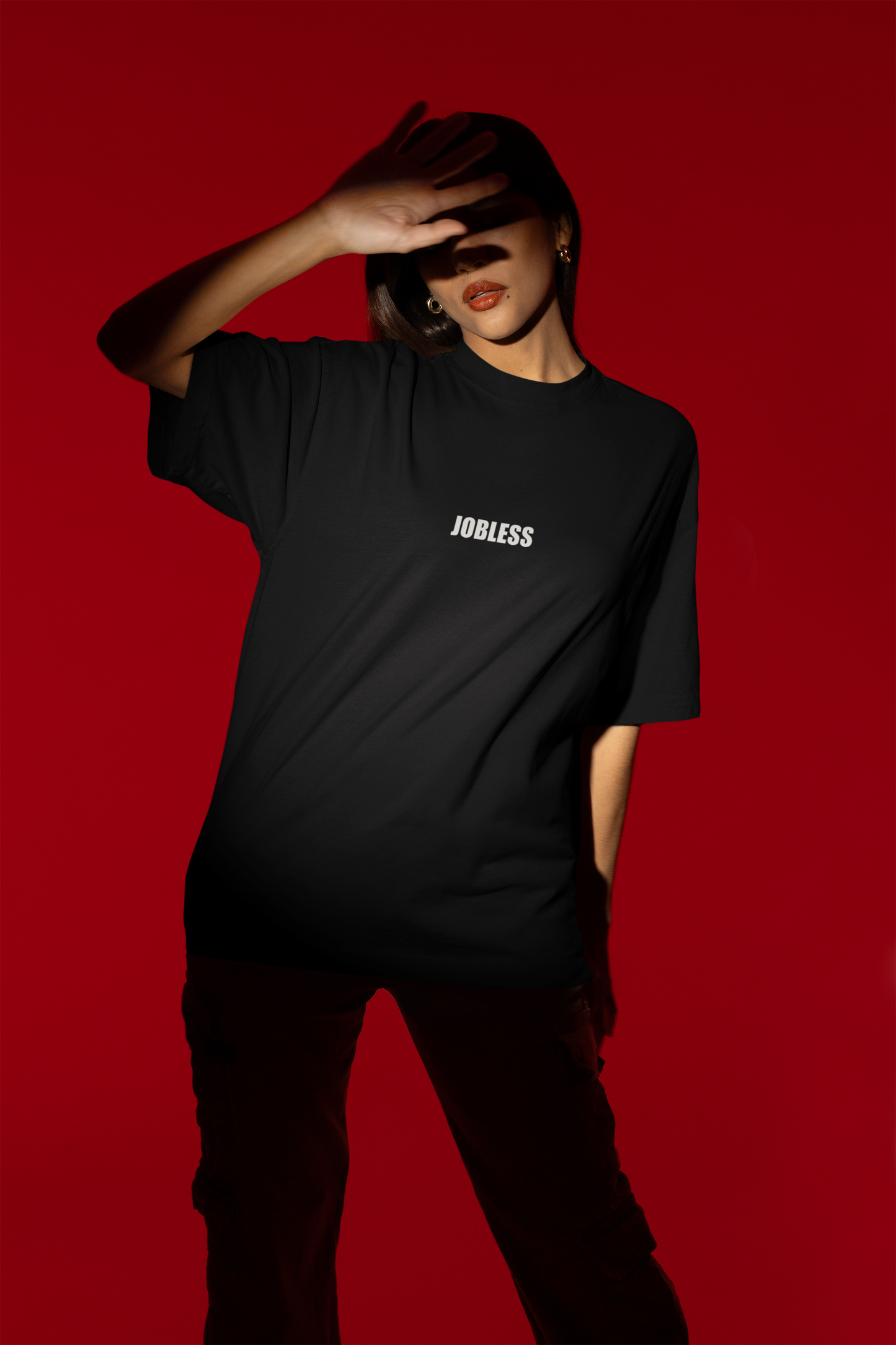 Jobless Malayalam dialogues- Oversized Tee for men and women