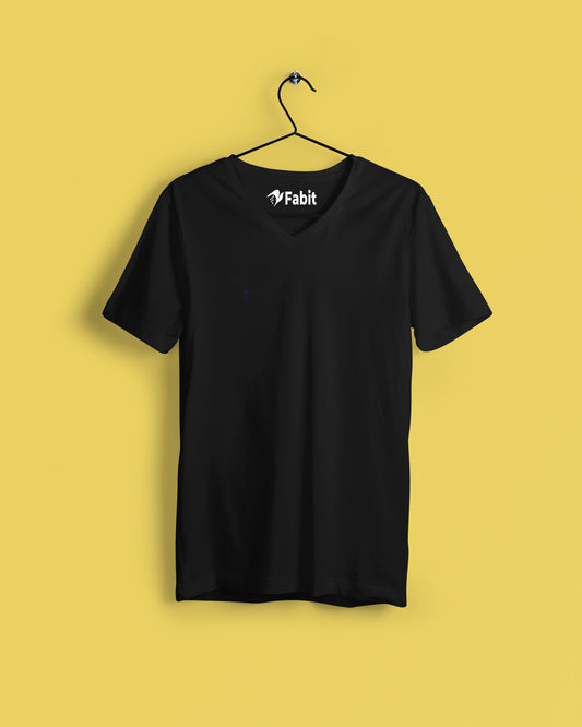 V-Neck T-shirt - Black