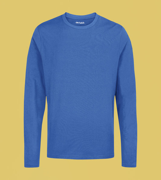 Plain Royal Blue - Cotton full sleeve TShirt for men and women