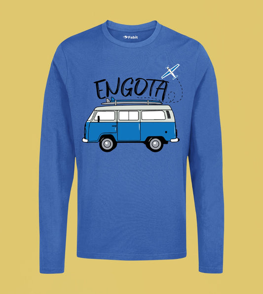 Full sleeve Royal blue Engotta