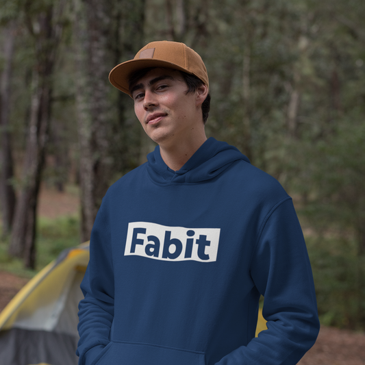 Fabit navy blue hoodie for men and women