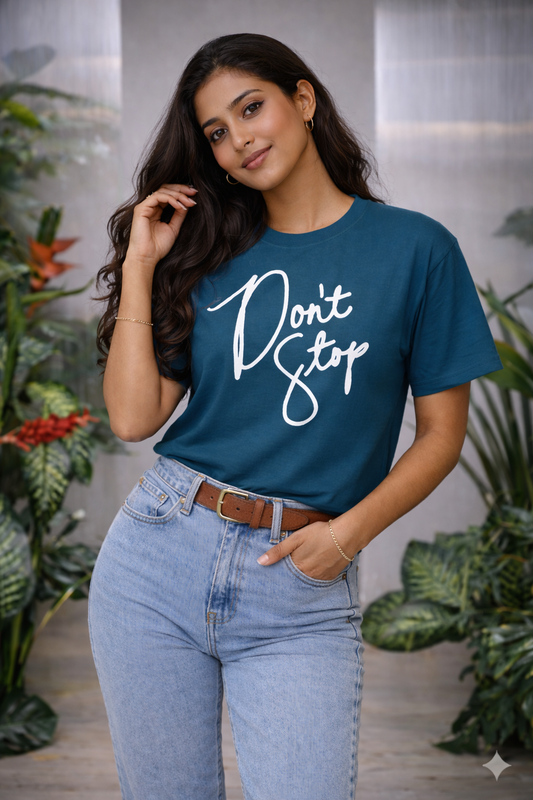 Don't stop oversized T shirt