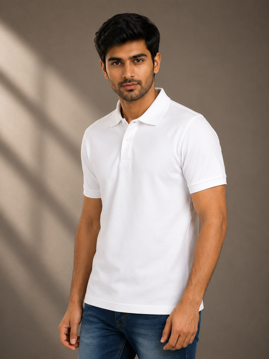 Polo T-shirt - White