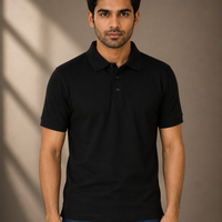 Polo T-shirt - Black