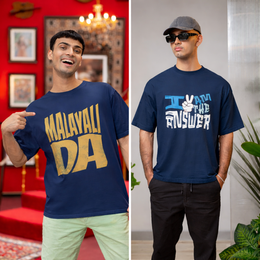 Oversized T-shirt Best combo - Pack of 2