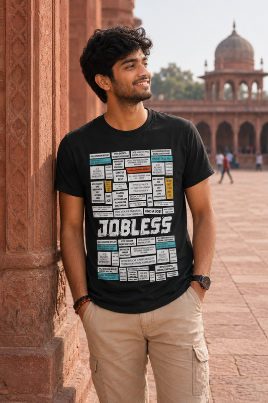 JOBLESS - Malayalam Dialogue T shirt