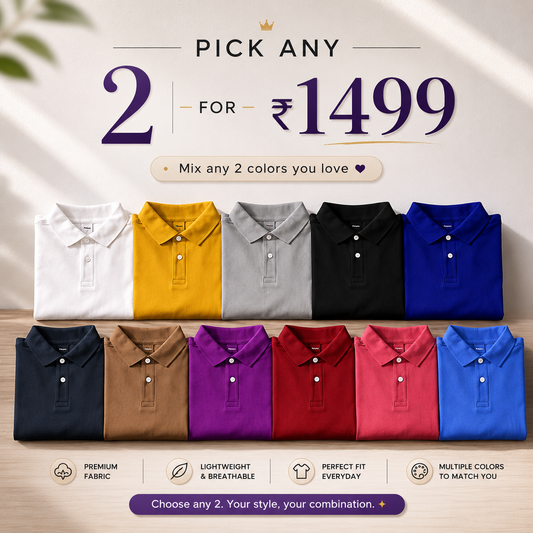 Polo T Shirt combo (Pack of 2)