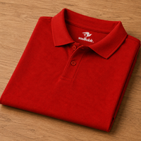 Polo T-shirt - Brick red
