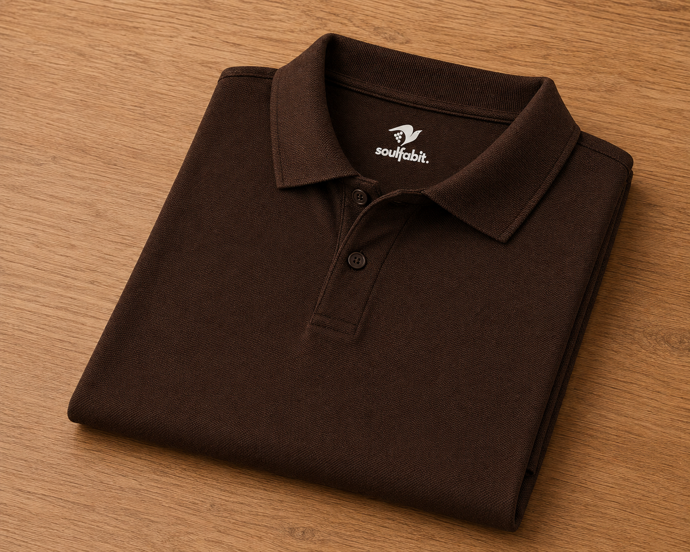 Polo T-shirt - Coffee brown