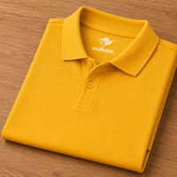 Polo T-shirt - Mustard Yellow