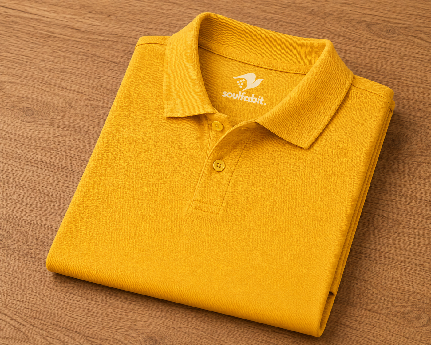 Polo T-shirt - Mustard Yellow