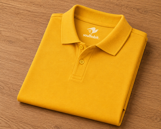 Polo T-shirt - Mustard Yellow