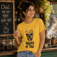 SHADES OF CHAI - Cotton TShirt for men and women