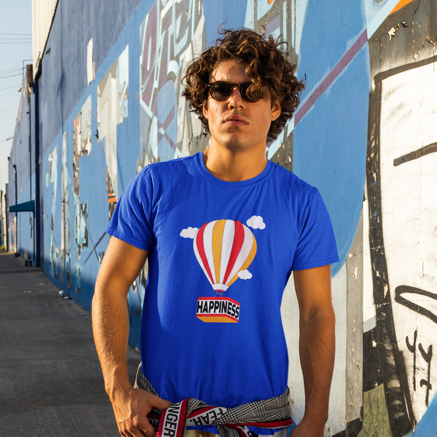 HAPPINESS - Cotton TShirt for men and women