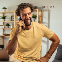 Supima premium plain Beige TShirt