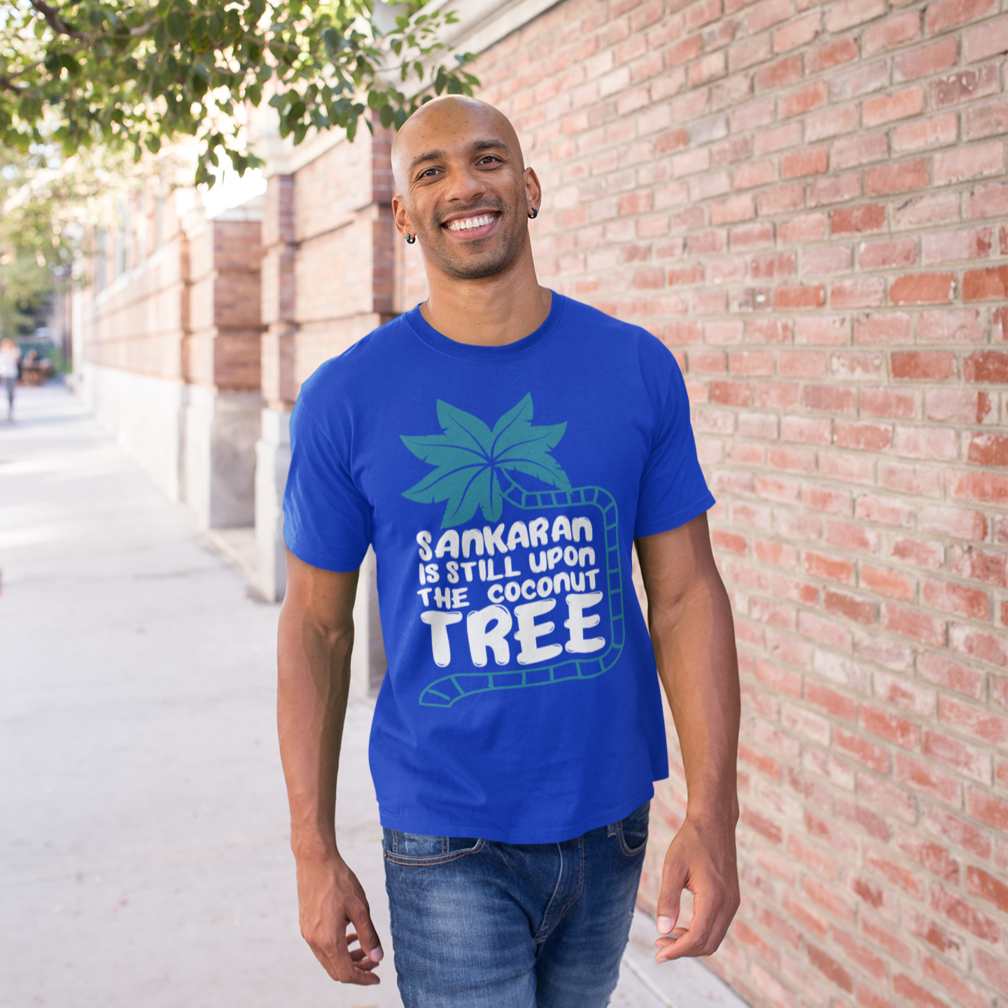 STILL UPON COCONUT TREE Malayalam dialogue t shirt