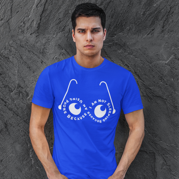 I AM NOT SLEEPING- Cotton TShirt for men and women