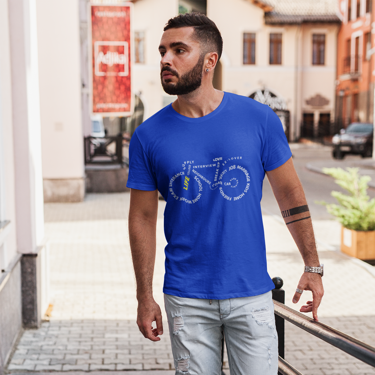 LIFE CYCLE - Cotton TShirt for men and women