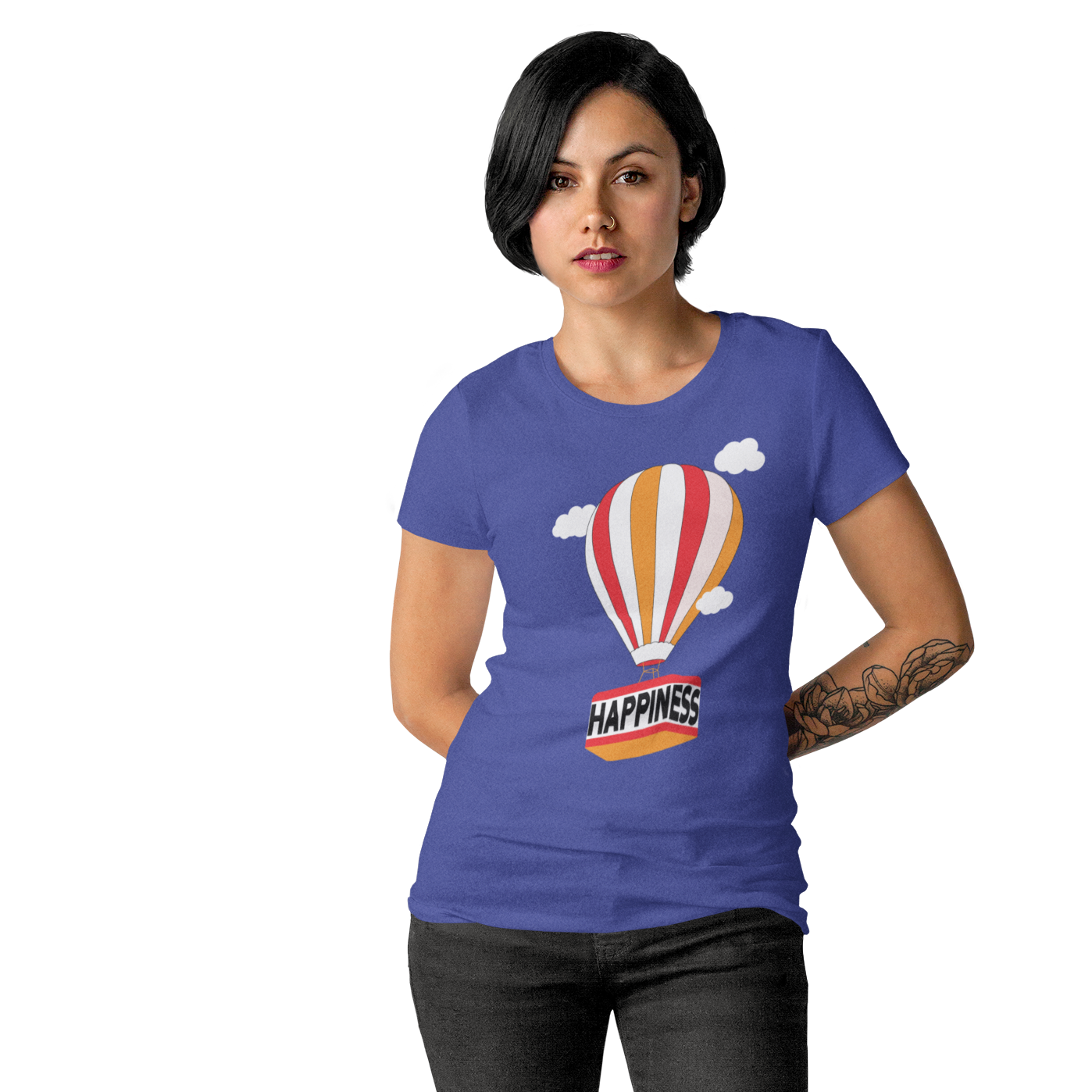 HAPPINESS - Cotton TShirt for men and women