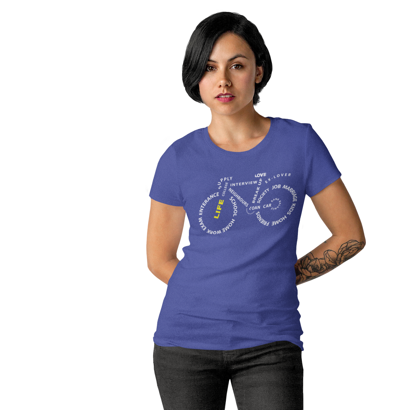 LIFE CYCLE - Cotton TShirt for men and women