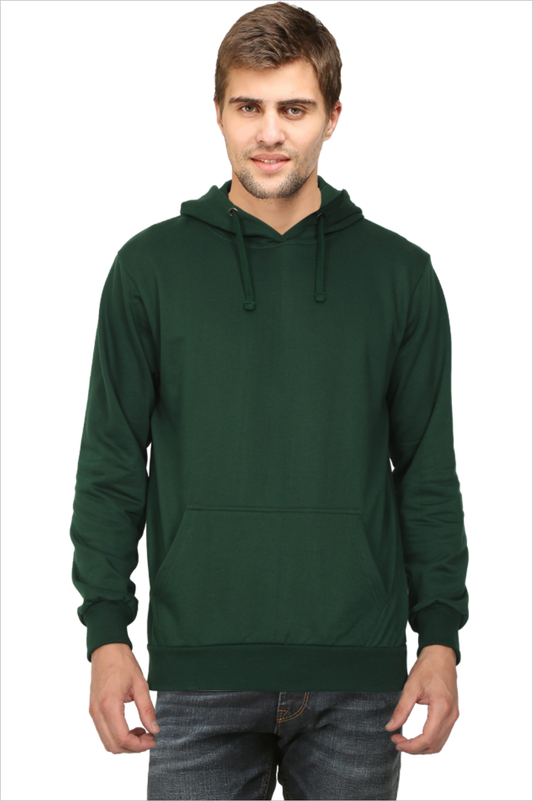 Plain Hoodie - Bottle Green