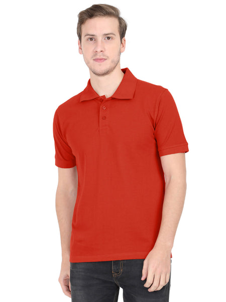 Polo T-shirt - Brick red