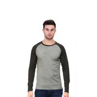 Charcoal Melange-Black Raglan