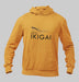 Ikigai golden yellow hoodie for men and women
