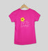 Just be wonderful Womens Tee Pink Color