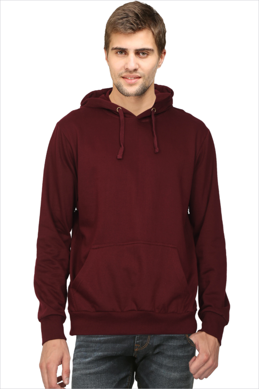 Plain Hoodie - Maroon