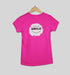 Make me smile Womens Tee Pink Color