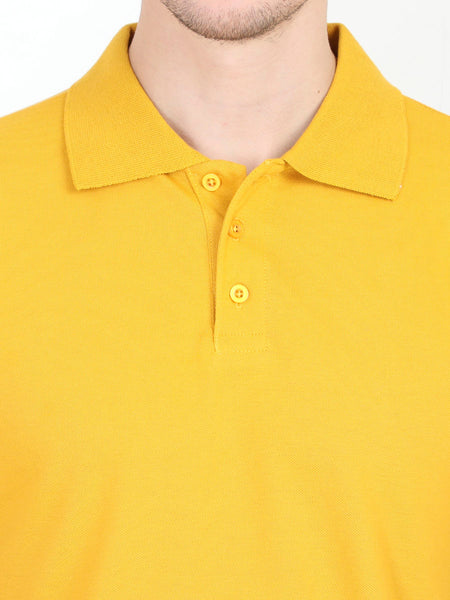Polo T-shirt - Mustard Yellow