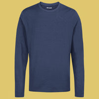 Plain Navy Blue - Cotton full sleeve TShirt for men and women
