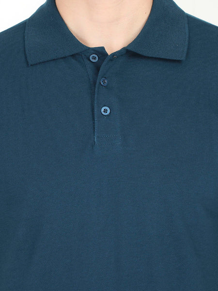 Polo T-shirt - Petrol blue