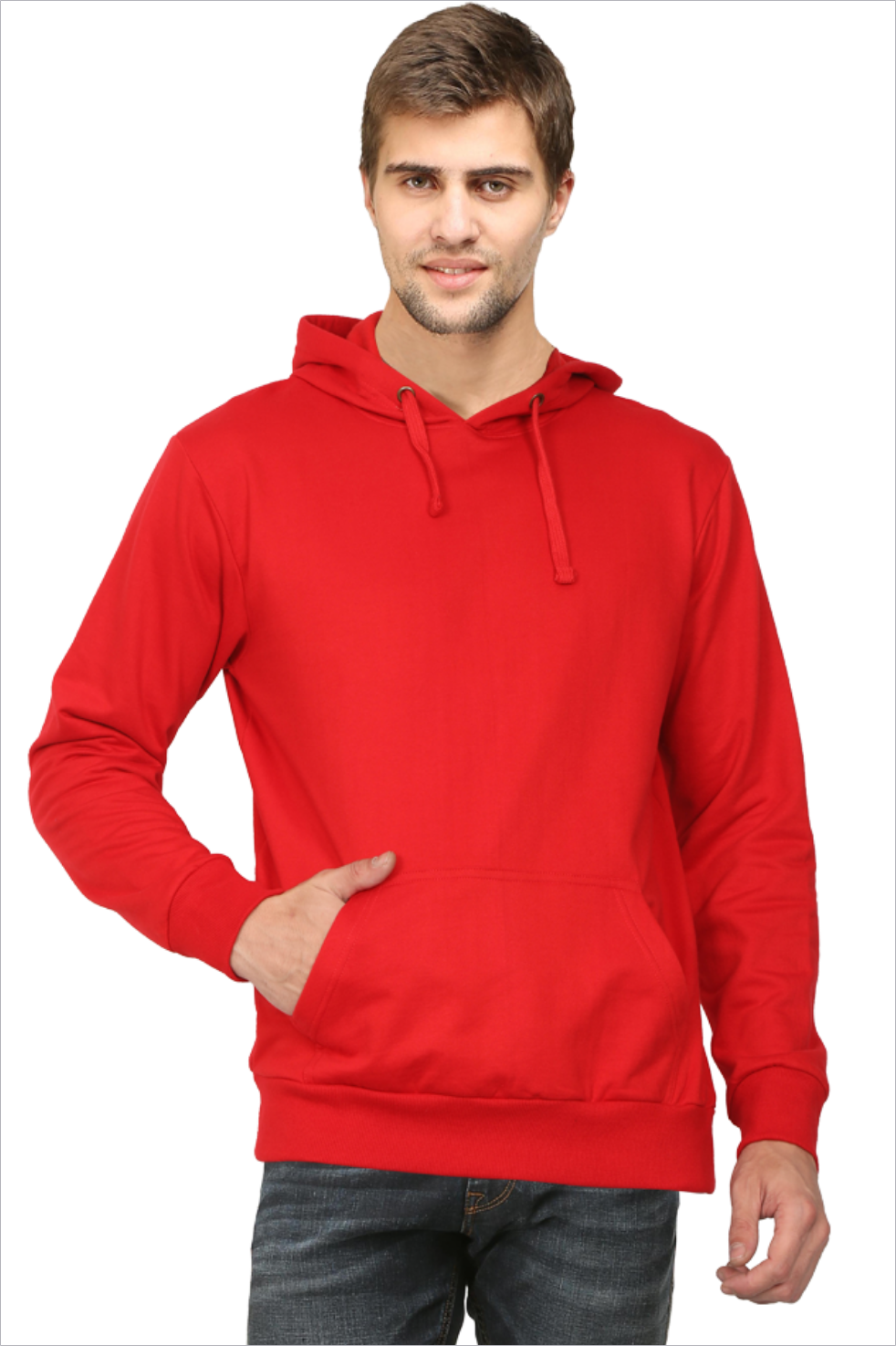 Plain Hoodie - Red