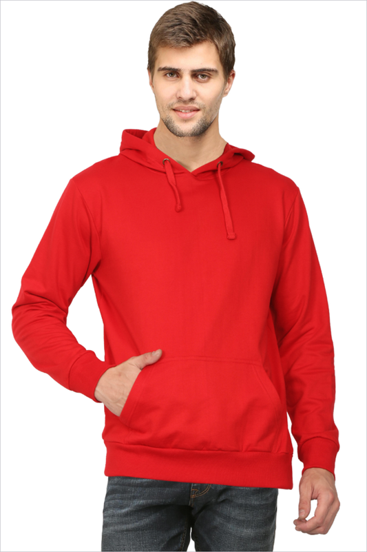 Plain Hoodie - Red