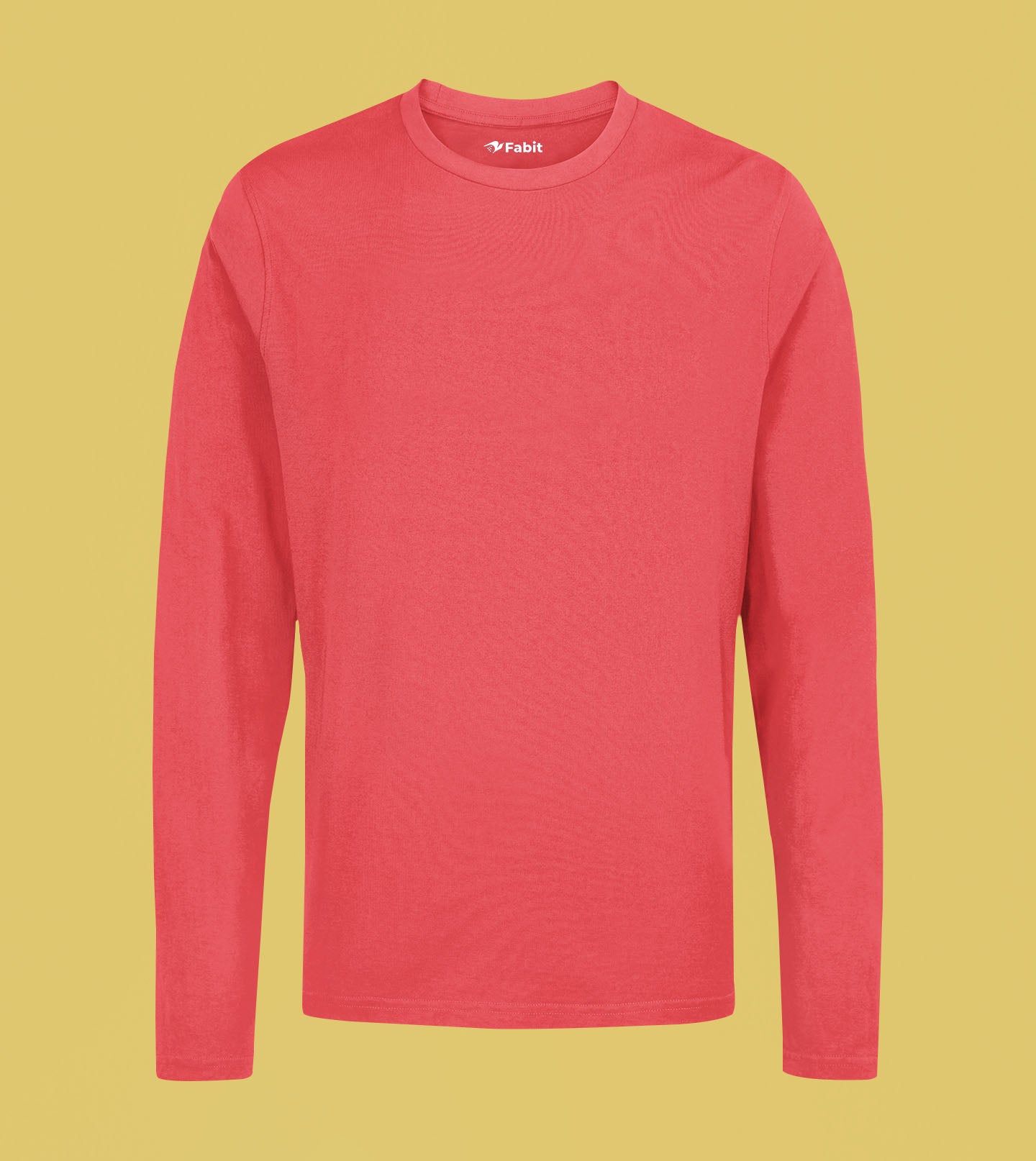 Plain Red - Cotton full sleeve TShirt for men and women