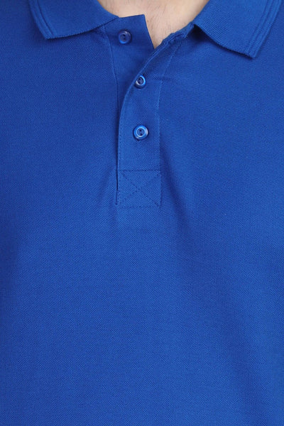 Polo T-shirt - Royal blue