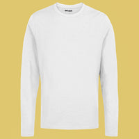 Plain White - Cotton full sleeve TShirt for men and women