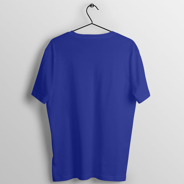 Plain pure cotton T Shirt for men and women - Royal Blue