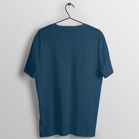 Plain pure cotton T Shirt for men and women - Navy Blue