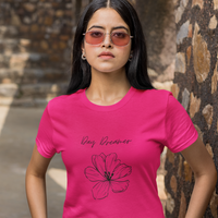Day Dreamer womens tee Pink color