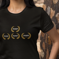 Winner Womens Tee Black Color