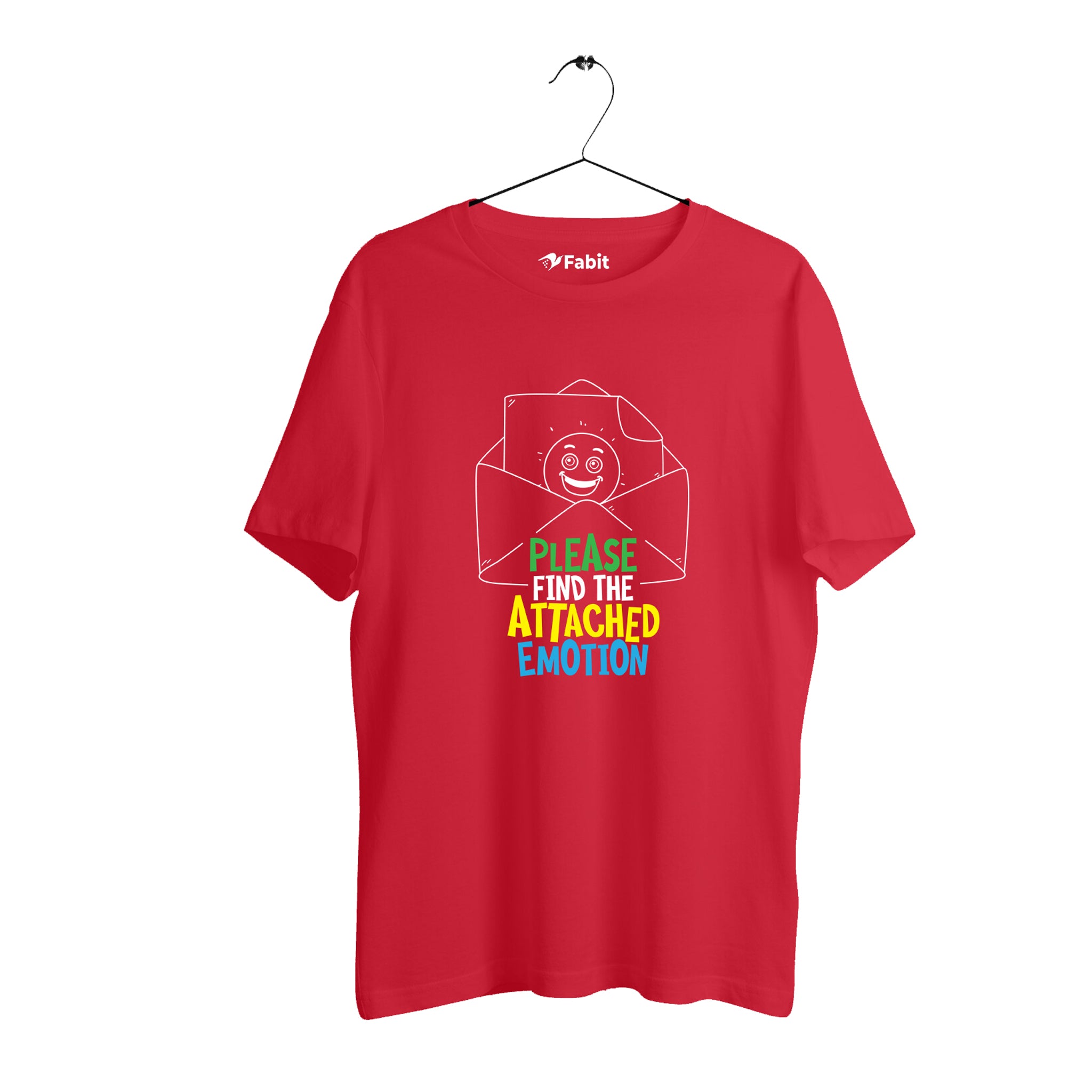 ATTACHED EMOTION - Cotton TShirt for men and women