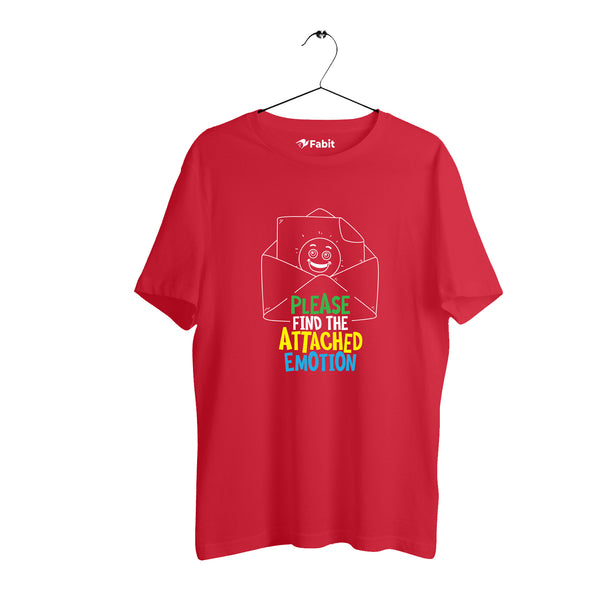 ATTACHED EMOTION - Cotton TShirt for men and women
