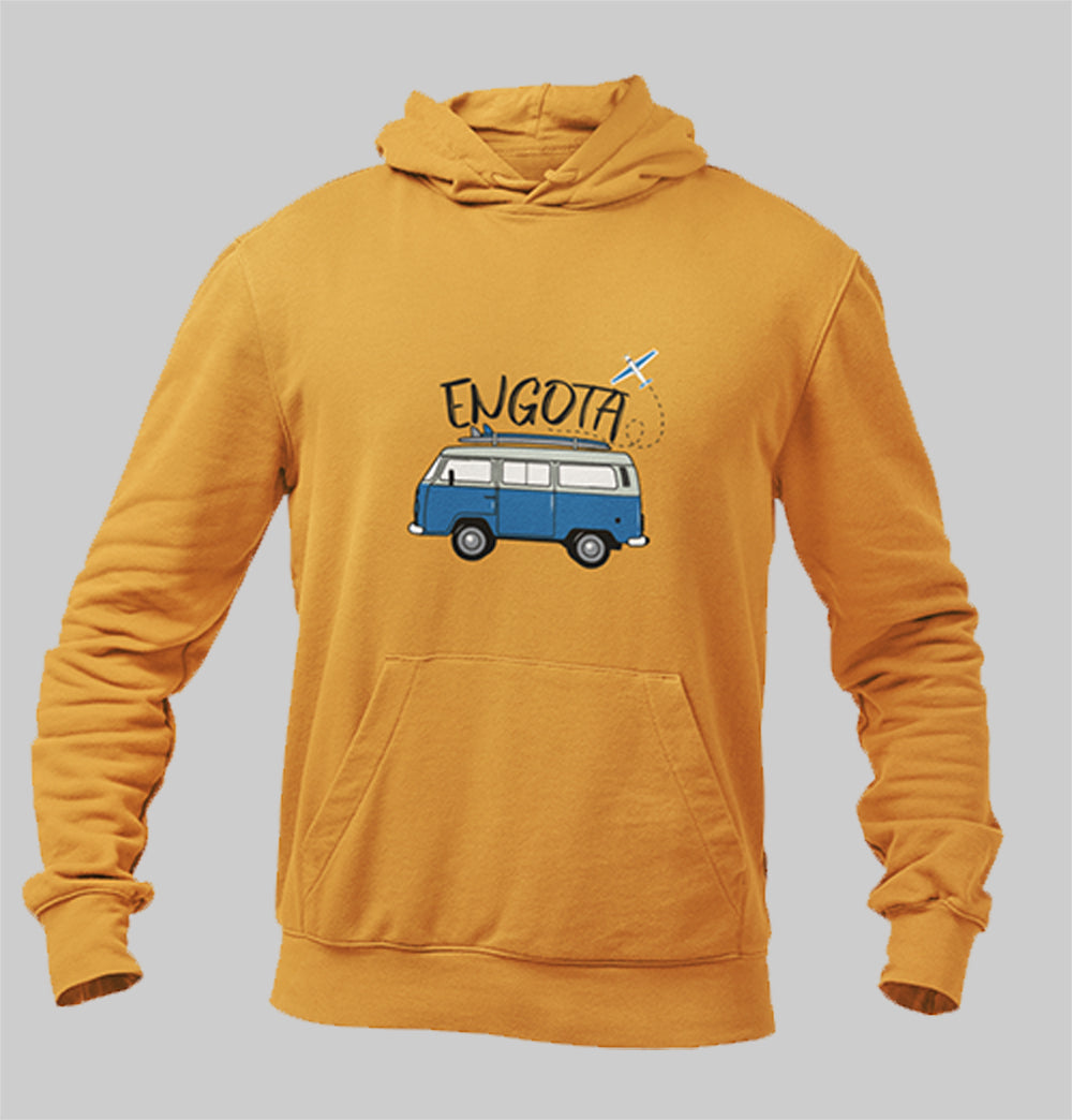 Engotta malayali golden yellow hoodie for men and women