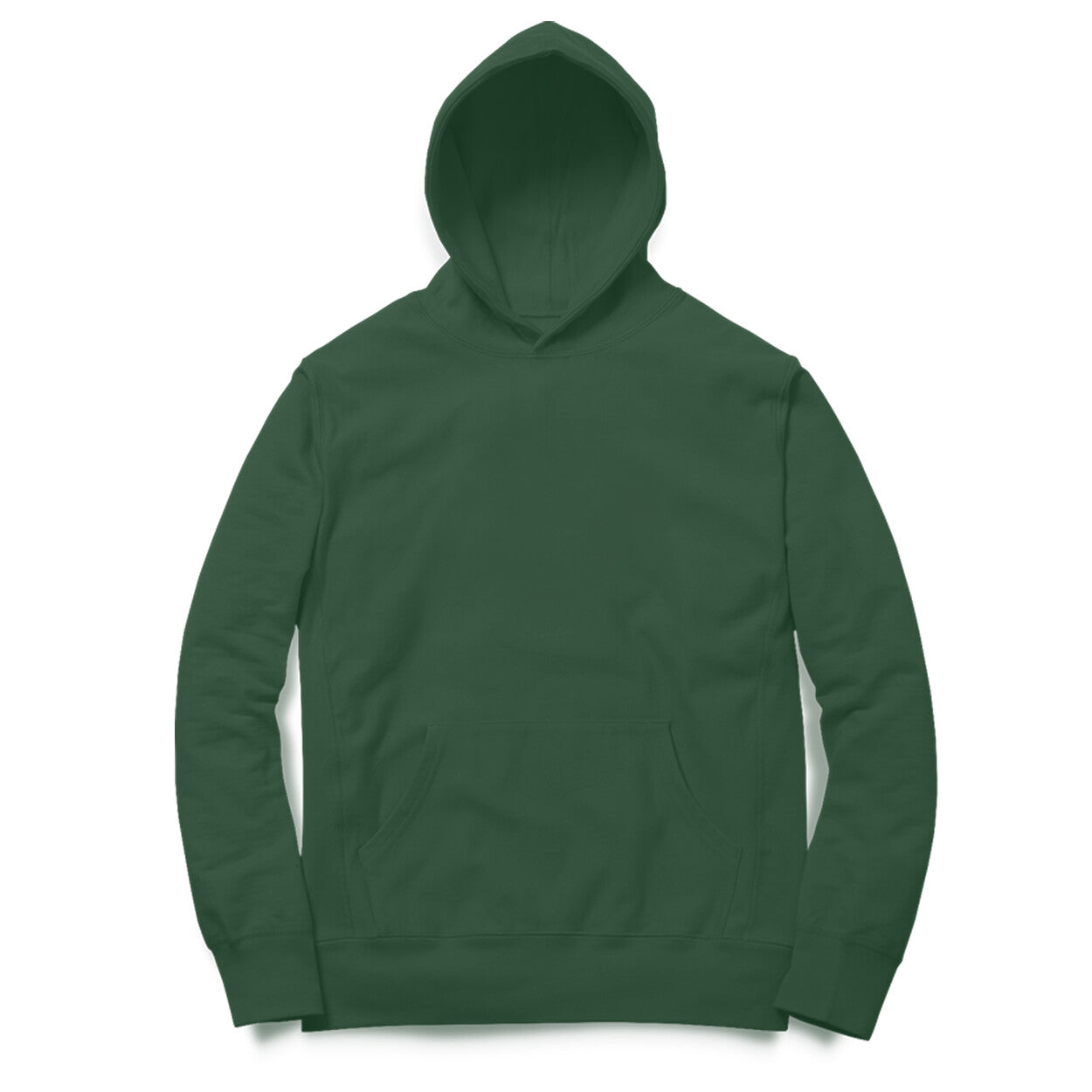 Plain Hoodie - Bottle Green