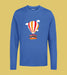 Happiness fabit royal blue full sleeve tshirt