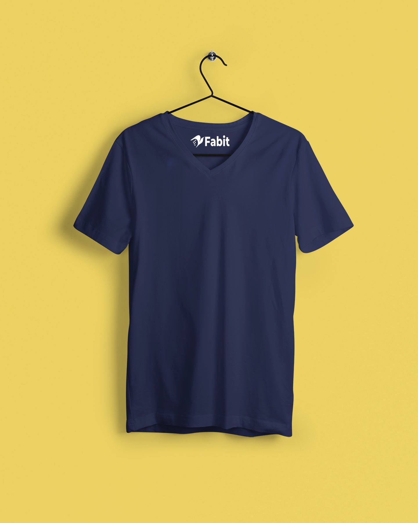 V-Neck T-shirt - Navy blue